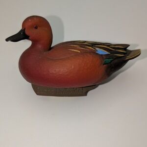 Ducks Unlimited Jett Brunet 2006 Cinnamon Teal Miniature Duck Decoy Figurine